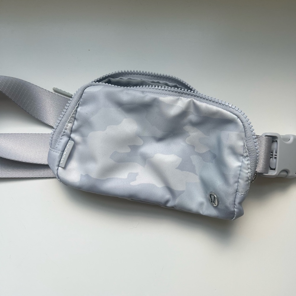 Lululemon Gray Camouflage Belt Bag
